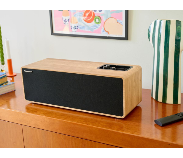 Thomson COSY Głośnik drewniany premium Bluetooth 150W - 1501904 - zdjęcie 7